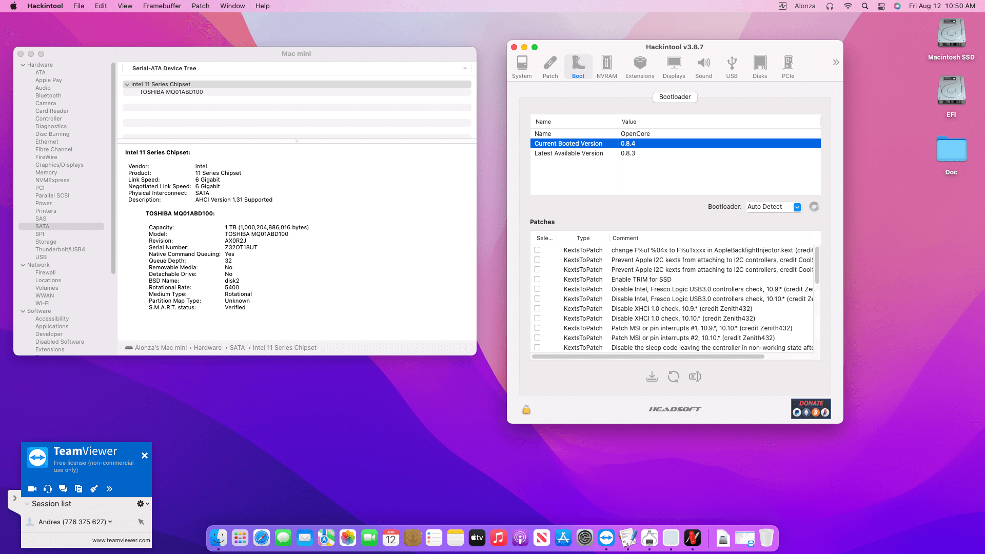 Asus Mini PC PN61 [WhiskeyLake   Intel UHD 620]   OpenCore 8